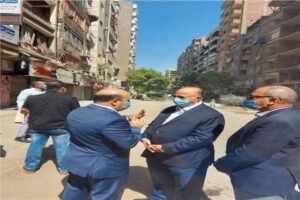 محافظ القاهرة يتفقد أعمال الإزالة بعين شمس