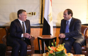 الرئيس السيسي يتلقى اتصالاً هاتفيًا من ملك الأردن لبحث مستجدات الاوضاع الاقليمية