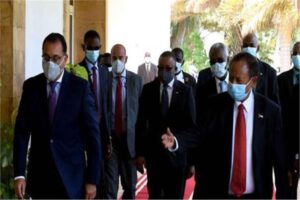 مصر والسودان يؤكدان في بيان مشترك على ضرورة التوصل لاتفاق بشأن سد النهضة