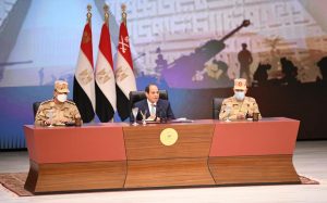 السيسي يوجه التحية لرجال القوات المسلحة المرابطين لحفظ أمن مصر