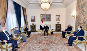 الرئيس السيسي لوزير الخارجية الإسرائيلي مصر تواصل جهودها لتحقيق السلام الشامل والعادل في الشرق الأوسط على أساس حل الدولتين