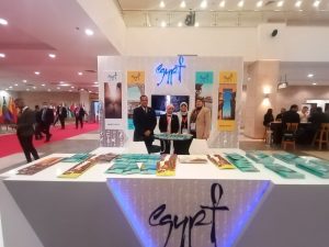 إقبال كبير على أجنحة وزارة السياحة في معرض مصر الدولي "إيديكس"
