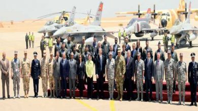 المتحدث العسكرى : القوات الجوية تحتفل بمرور "40" عاما على هبوط أول طائرة «F16 » بمصر