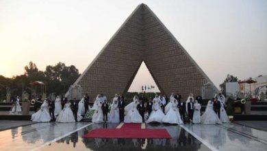 المنطقة المركزية العسكرية تنظم حفل زفاف جماعى لـ100 شاب وفتاة
