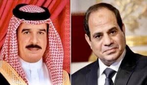 السيسي يبحث مع ملك البحرين الجهود الجارية للتوصل إلى وقف إطلاق النار في غزة