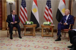 البيان المصري الأمريكي المشترك حول لقاء السيسي وبايدن
