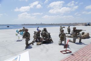 البحرية المصرية والأمريكية تنفذان تدريب تبادل الخبرات فى مجال القوات الخاصة البحرية " SOF-10 "بنطاق الأسطول الشمالي