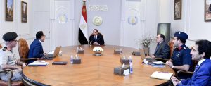 السيسي يتابع الموقف التنفيذي لمشروع الانتاج الزراعي مستقبل مصر