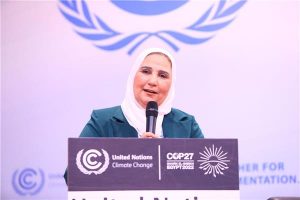 وزيرة التضامن تُسلط الضوء على أهمية مشاركة المجتمع المدني في مجابهة تغير المناخ