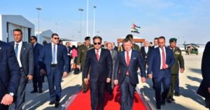 الرئيس السيسي يصل إلى الأردن للمشاركة في مؤتمر «بغداد للتعاون والشراكة»