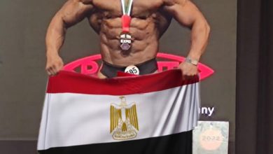 ممثل المنتخب القومى لجمهورية مصر العربية لكمال الأجسام من القوات المسلحة يحقق الميدالية الذهبية ببطولة العالم للهواة