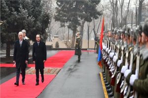 تفاصيل لقاء الرئيس السيسي بنظيره الأرميني بالعاصمة يريفان
