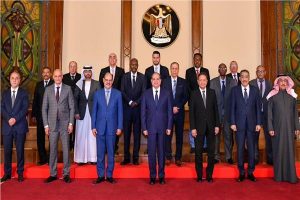 الرئيس يستقبل أعضاء الأمانة العامة الجديدة لاتحاد الصحفيين العرب