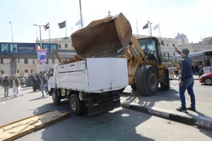 محافظة القاهرة حملة مكبرة في العتبة والموسكي لإزالة الإشغالات