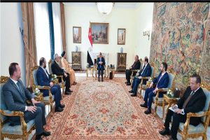 السيسي يستقبل رئيس تيار الحكمة العراقي