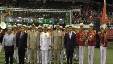 الموسيقات العسكرية المصرية تشارك فى الإحتفال بالعيد الوطنى الـ 51 لجمهورية الكاميرون