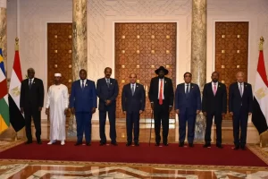 الرئيس السيسي يعلن ختام فعاليات الجلسة الافتتاحية لقمة دول جوار السودان
