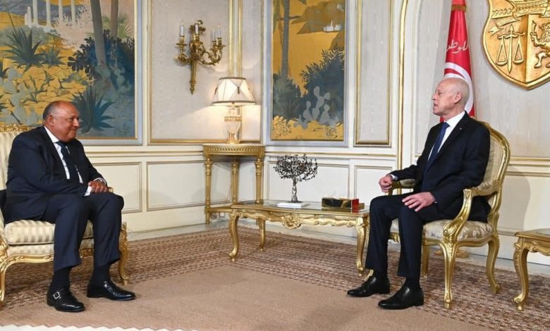 تفاصيل لقاء وزير الخارجية مع رئيس تونس