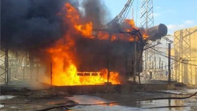 رئيس منشأت القناطر: حريق محطة انتاج كهرباء أبوغالب تسبب في خسائر بالمحطة ووقوع مصابين والفاعل اهمال عامل داخل المحطة