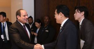 رئيس وزراء اليابان يشيد بما حققته مصر على الصعيد التنموى وتنفيذ مشروعات كبرى