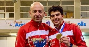 لاعب من دهب .. محمد ياسين يحصد الميدالية الذهبية ببطولة كأس العالم للسلاح باليونان