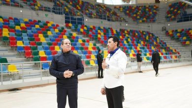 الرئيس السيسي يتفقد مدينة مصر الدولية للألعاب الأولمبية بالعاصمة الإدارية
