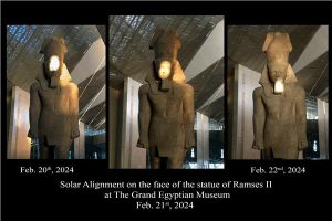 الاحفاد على درب الاجداد قصة تعامد الشَّمْس على وجه رمسيس الثاني بالمتحف المصري الكبير