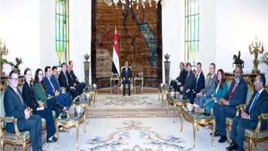 الرئيس السيسي يؤكد لوفد مجلس النواب الأمريكي رؤية مصر بشأن أهمية السلام والتنمية في تجفيف منابع الإرهاب والتطرف