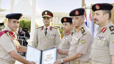 وزير الدفاع يشهد تخرج دفعات جديدة من دارسي أكاديمية ناصر العسكرية وكلية القادة والأركان