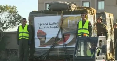 المتحدث العسكرى: بالفيديو مصر والأردن والإمارات وقطر وفرنسا يسقطون مساعدات فى غزة