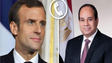 الرئيس السيسي يبحث مع نظيره الفرنسي تطورات الأوضاع الإقليمية