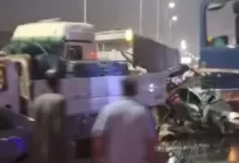 «وقع على مرتين».. التفاصيل الكاملة لحادث تصادم 34 سيارة على «الدائري»